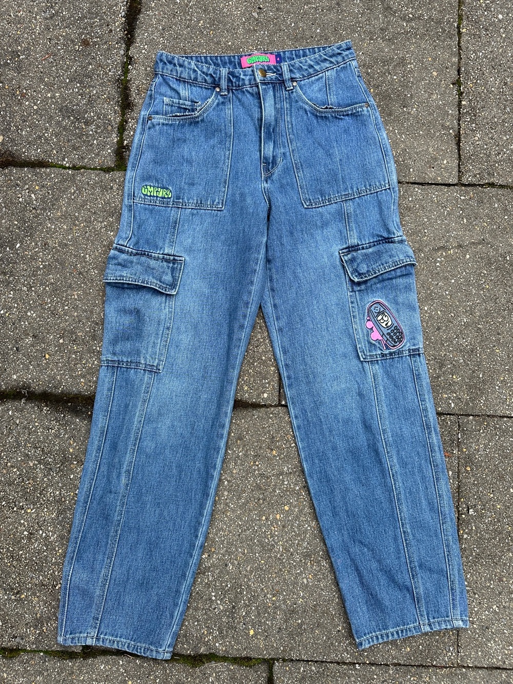 Empyre Tori Porkchop Pocket Cargo Skate Jeans - Size 4